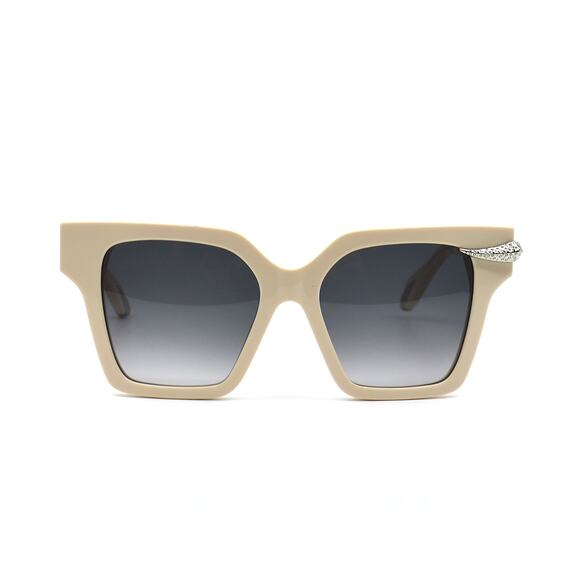 ROBERTO CAVALLI SRC002S IVORY GREY GRADIENT AUTHENTIC SUNGLASSES main image 12